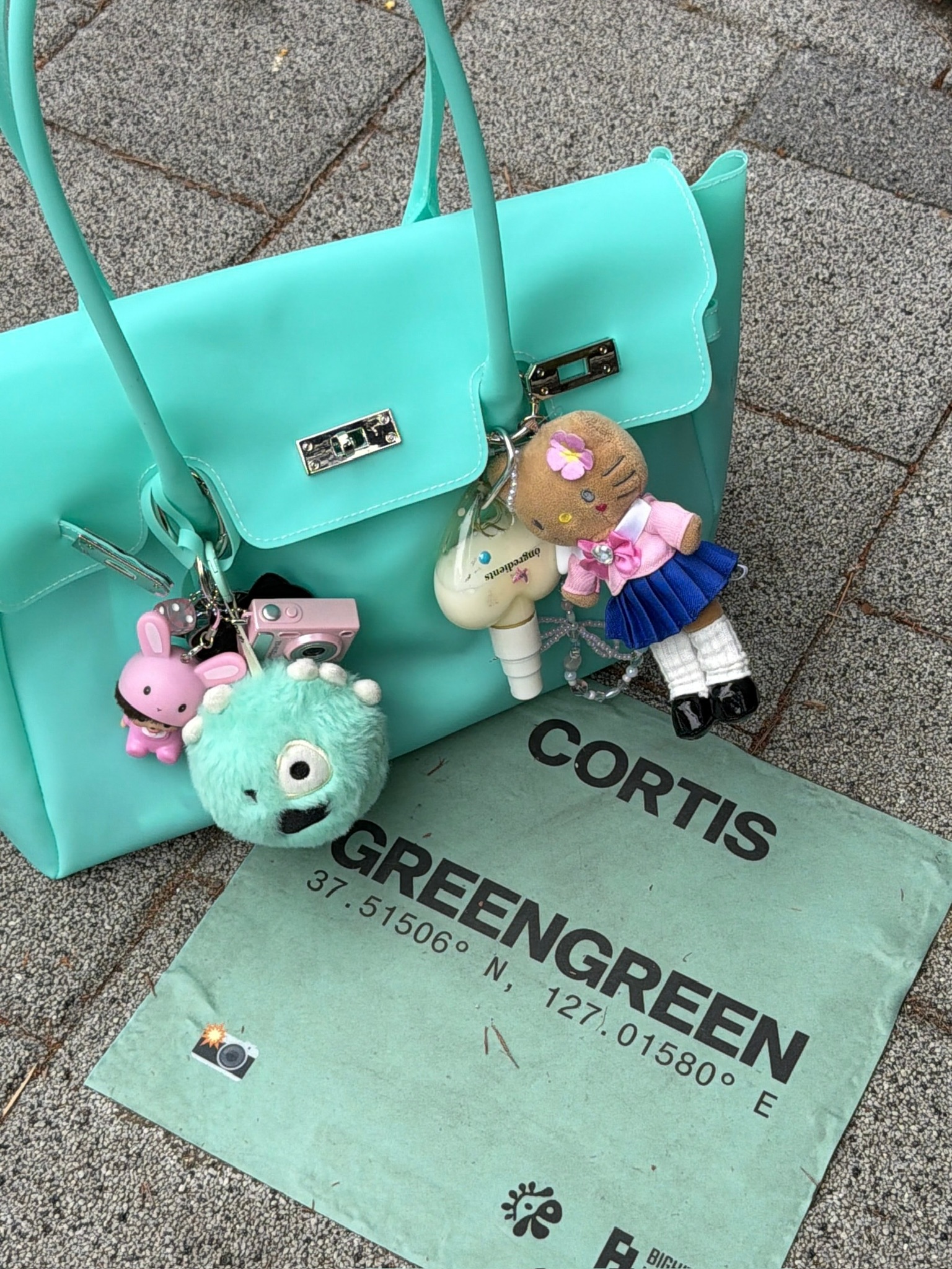 Candy Color Jelly Firkin Tote bag