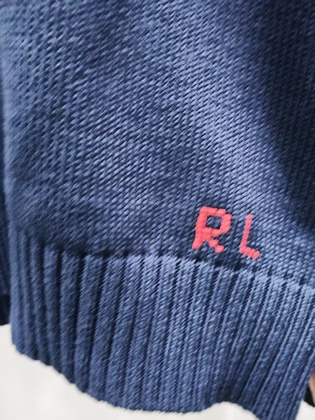 TXT YEONJUN-Christmas Red Cardigan Bear Embroidery Sweater