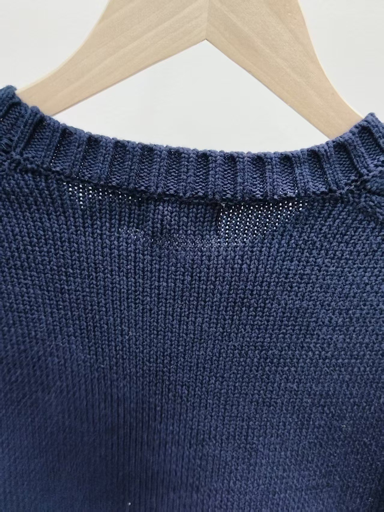 TXT YEONJUN-Christmas Red Cardigan Bear Embroidery Sweater