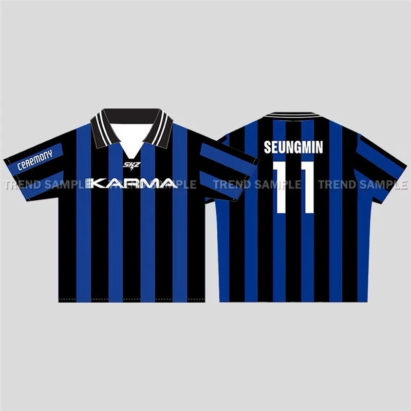 StrayKids KARMA merch inspired member custom jersey – stray kids