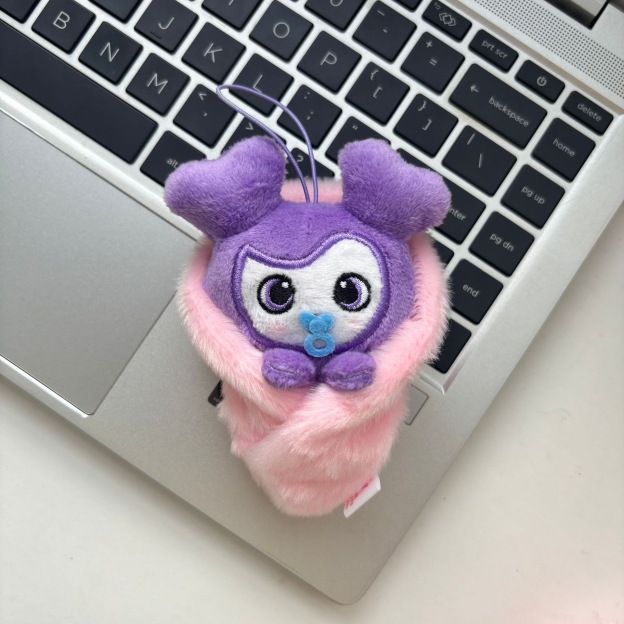 Twice official inspired pacifier Plush doll Keychain