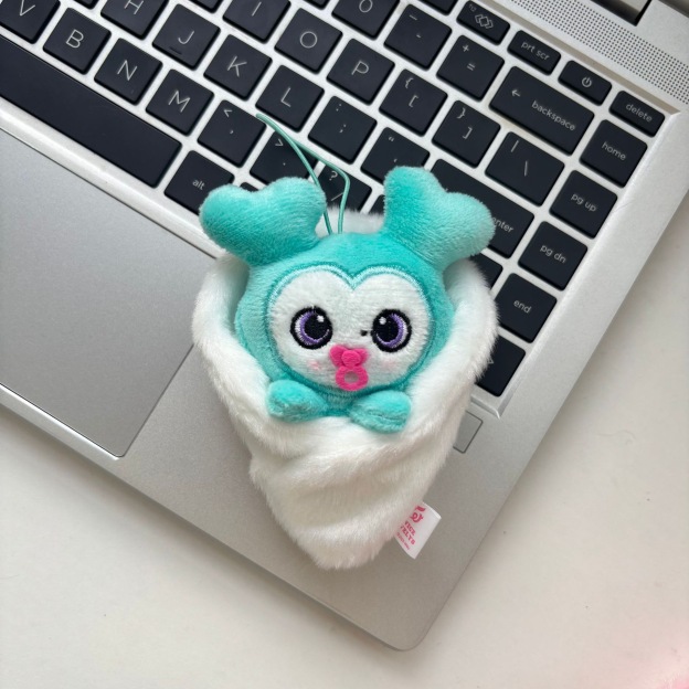 Twice official inspired pacifier Plush doll Keychain