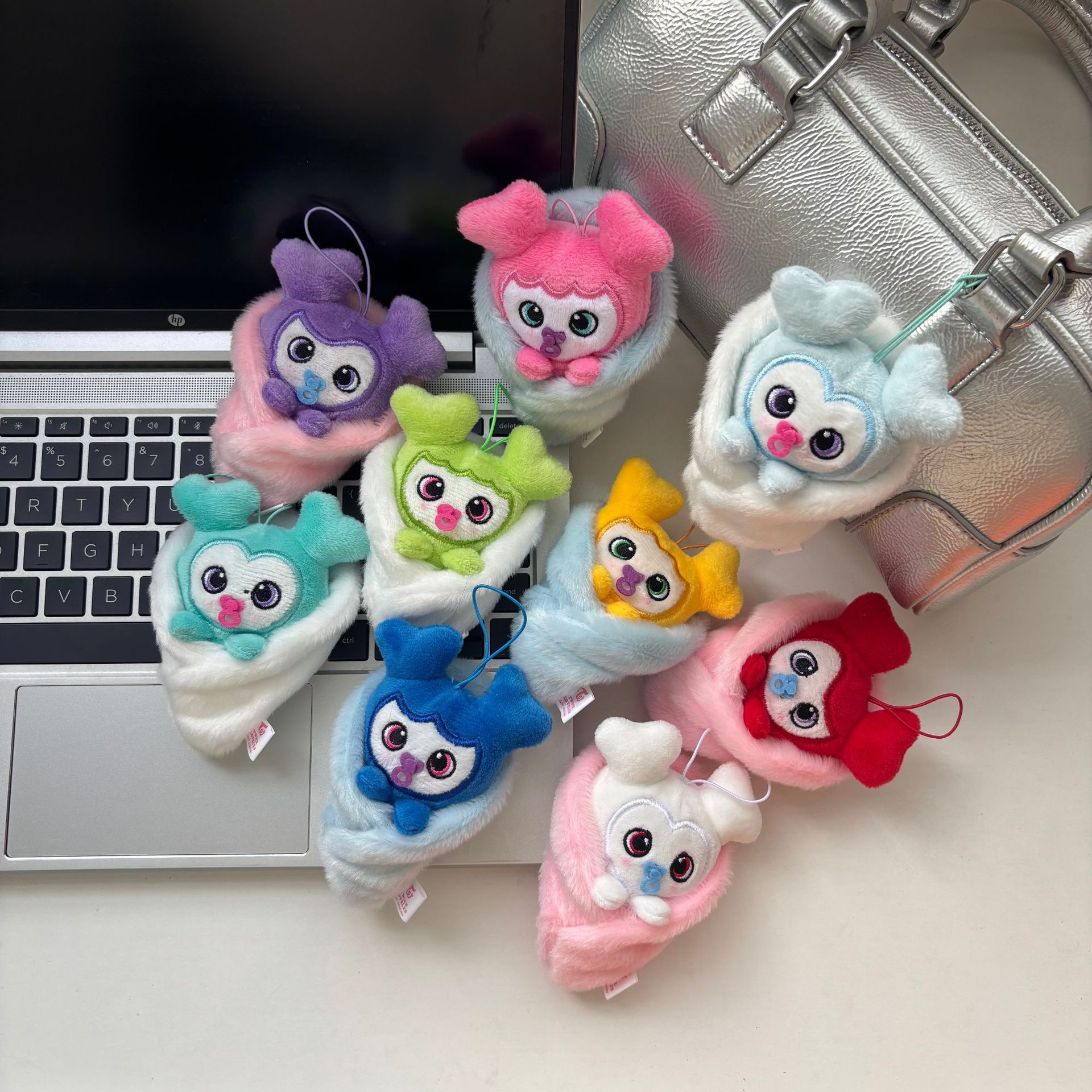 Twice official inspired pacifier Plush doll Keychain