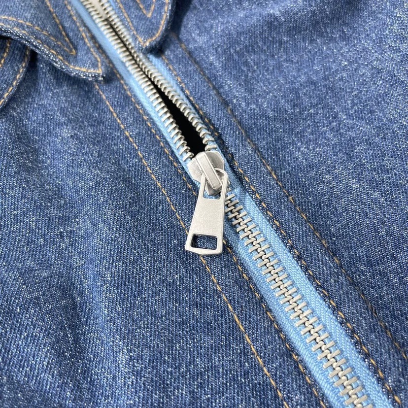 Denim bodysuit top-Karina Aespa