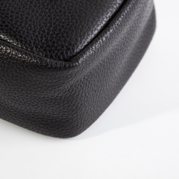 Enhypen NIKI inspired Black Chrome Heart leather shoulder bag