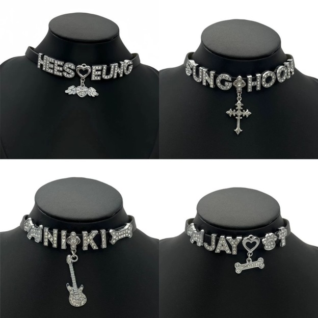 Enhypen Y2K Retro Style Choker Necklace
