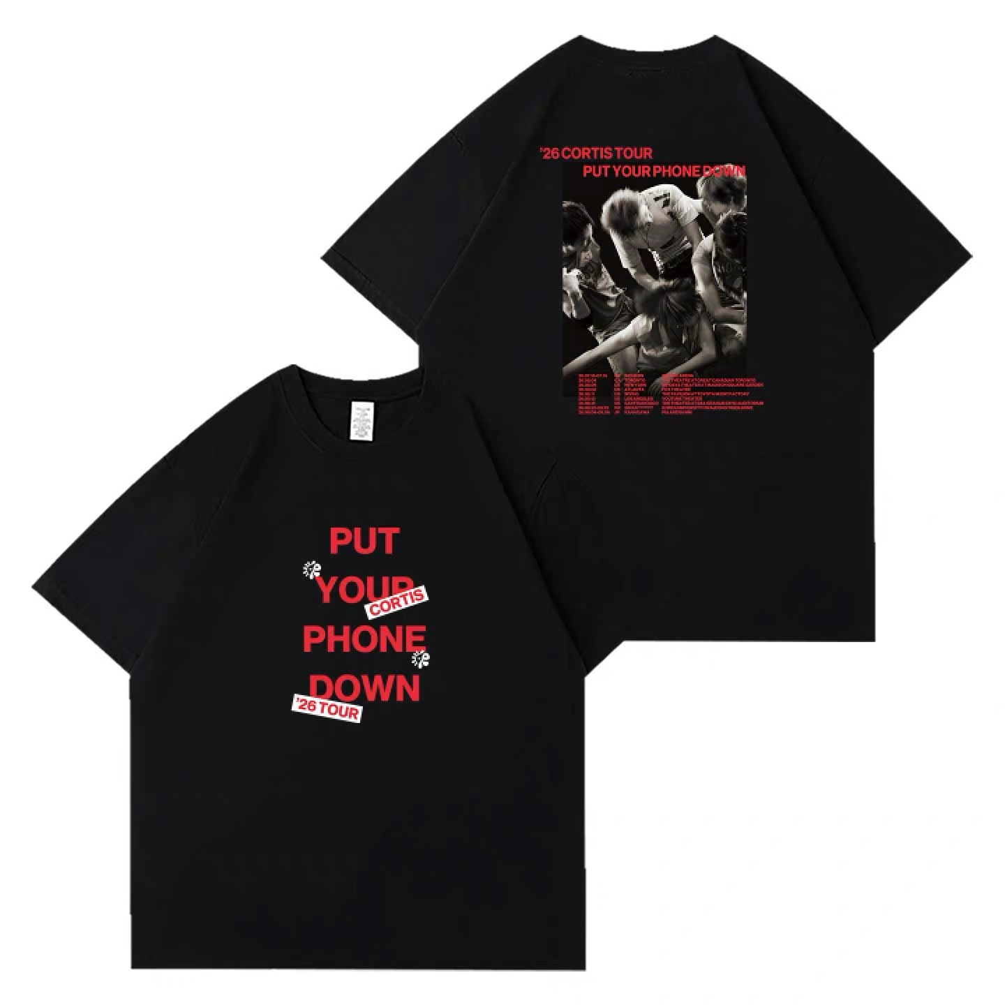 CORTIS 2026 World Tour Put Your Phone Down Merch inspired Tshirt