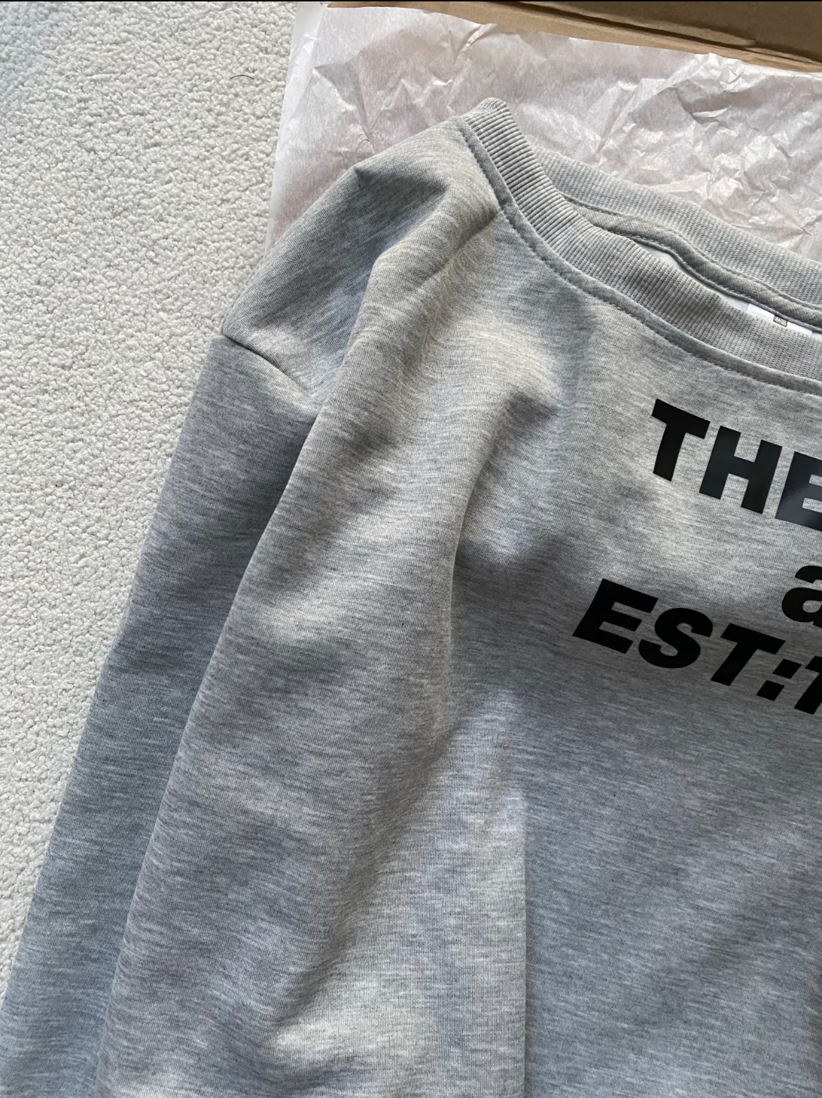 IVE Wonyoung Long Sleeve Letter Print Tunic Sweatshirt