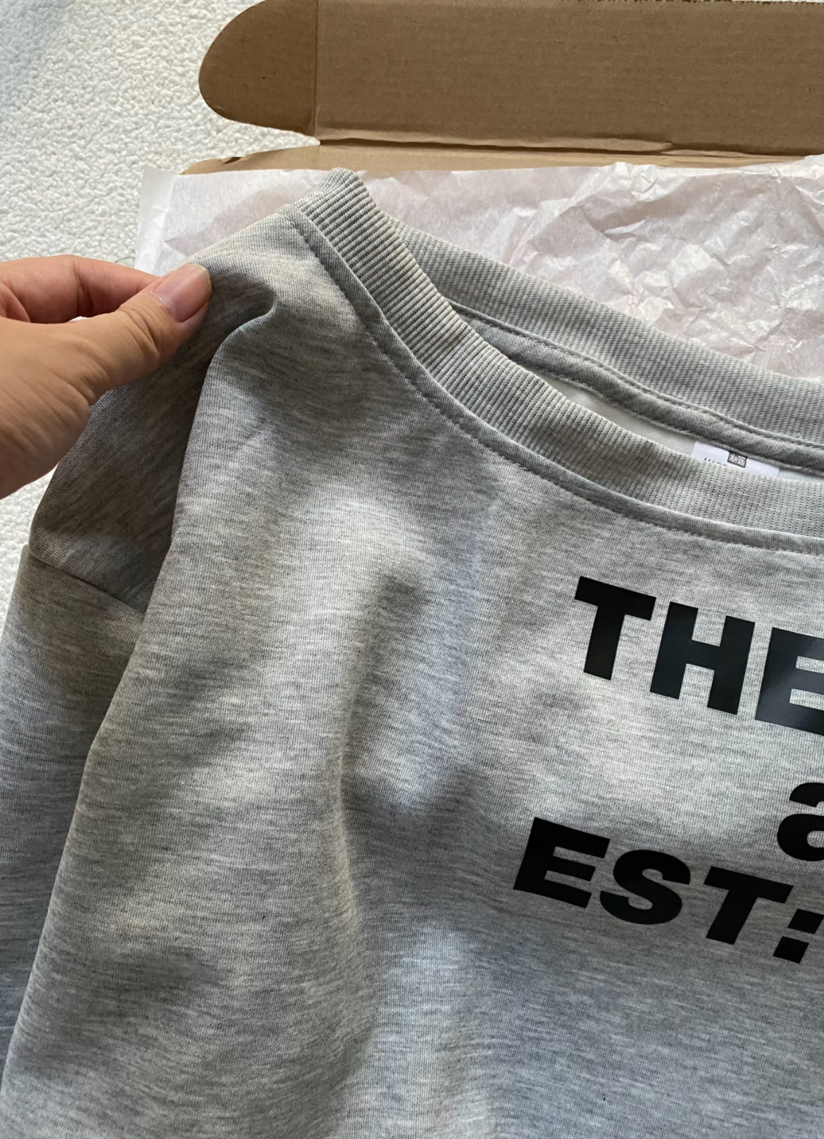 IVE Wonyoung Long Sleeve Letter Print Tunic Sweatshirt