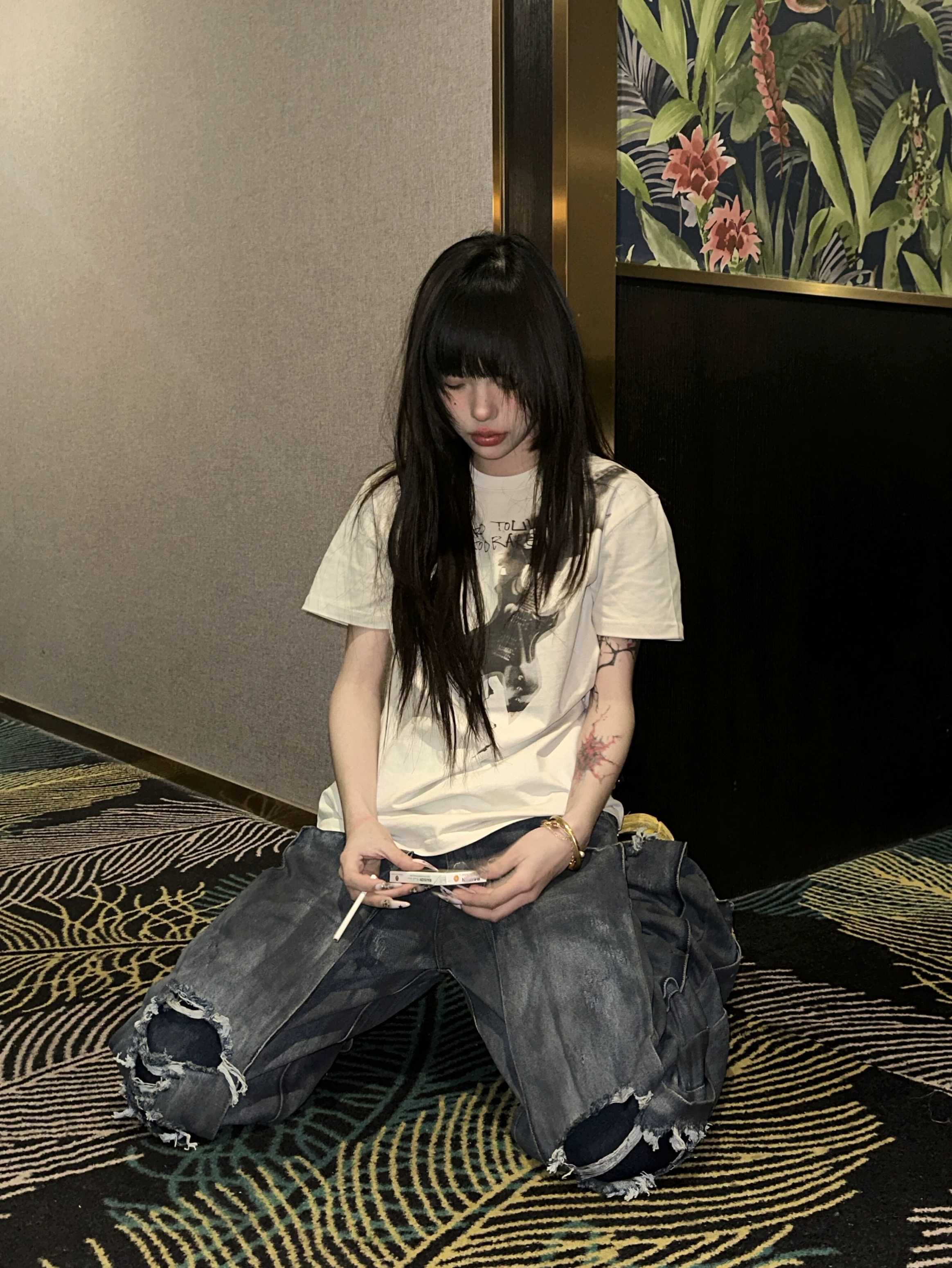 Y2K-Guitar Stamps tee