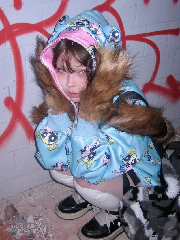 NewJeans x Powerpuff Girls Double Hood Jacket