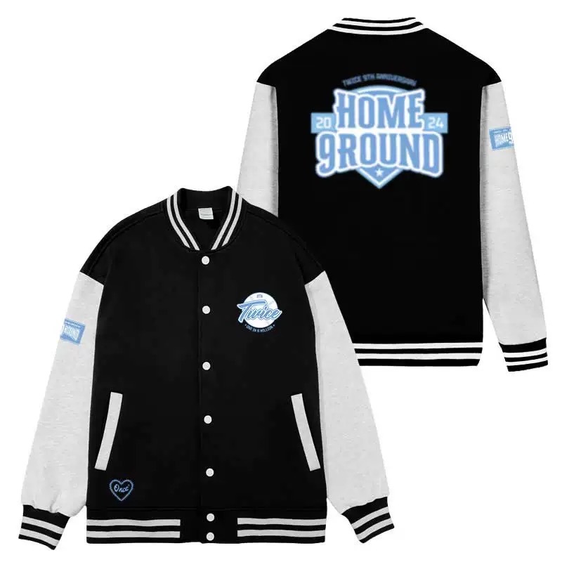 TWICE 9th Anniversary Concert Inspired Hoodie Baseball Jacket
