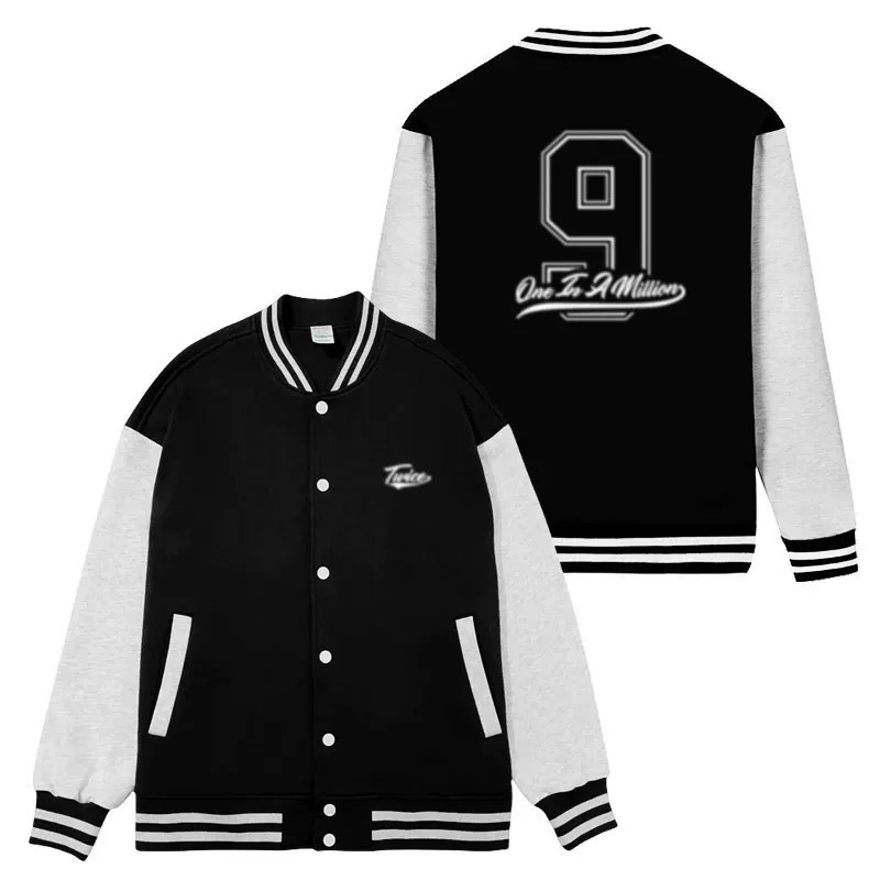 TWICE 9th Anniversary Concert Inspired Hoodie Baseball Jacket
