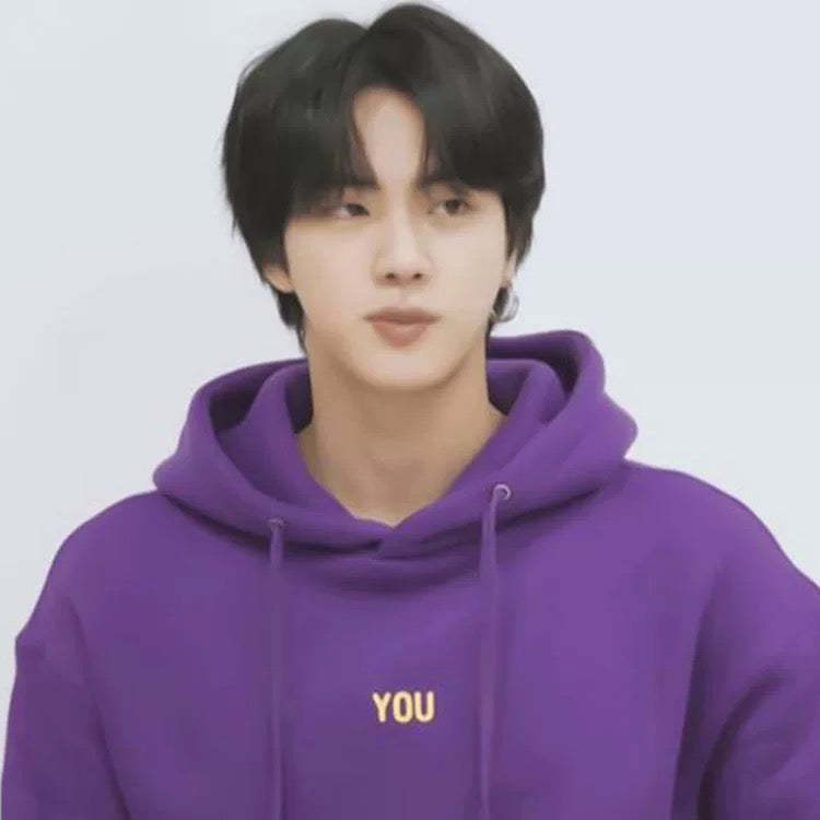 Purple You Never Walk Alone Inspired hoodie-Jin-BTS