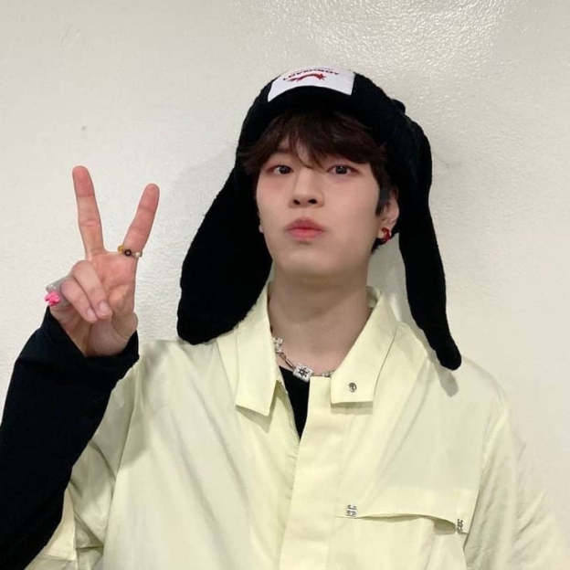 StrayKids Chunky Knit Bunny Beanie