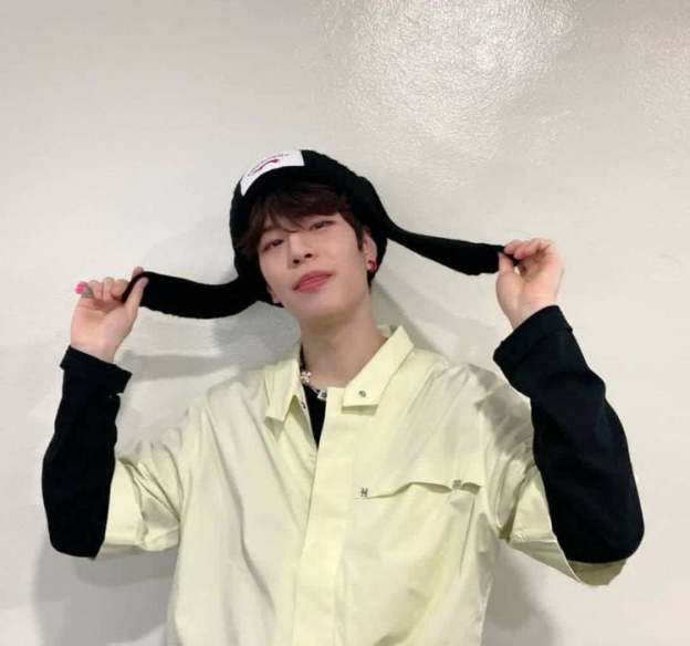 StrayKids Chunky Knit Bunny Beanie