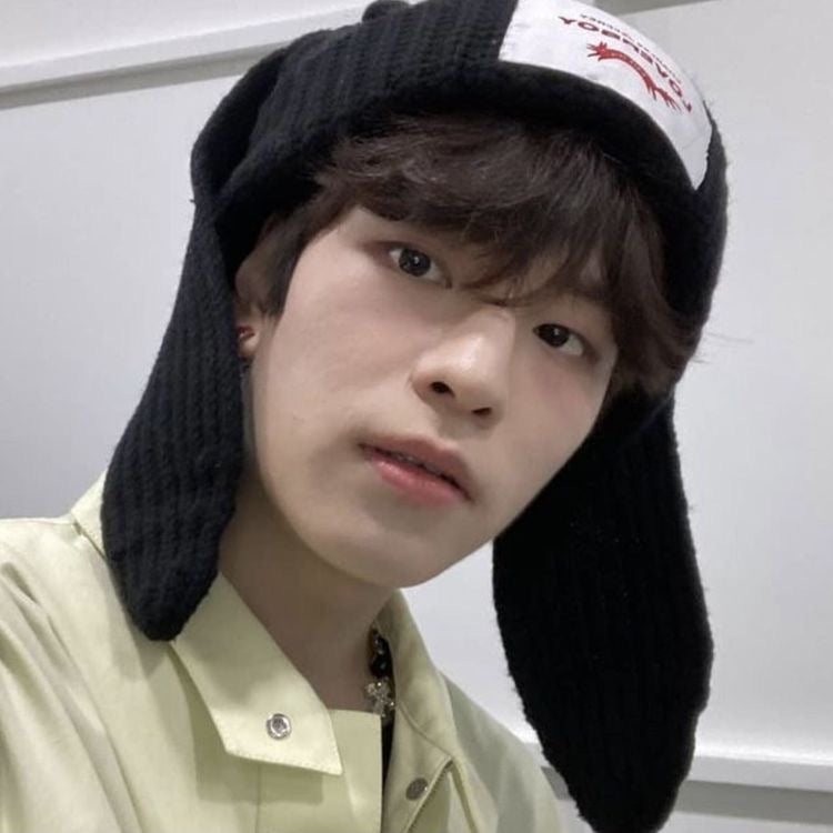 StrayKids Chunky Knit Bunny Beanie