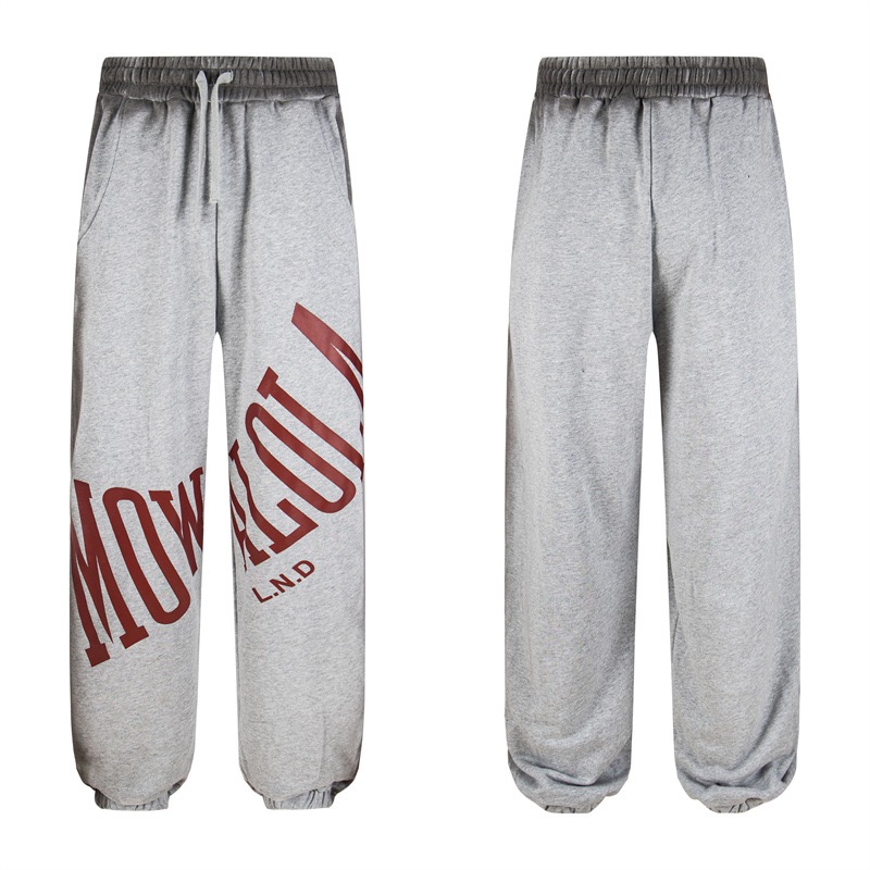 Enhypen NIKI inspired letter print sweatpants casual streetwear pants