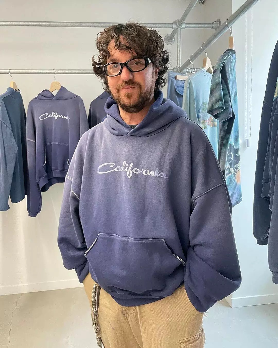 Enhypen NIKI California Washed Hoodie Print Pullover Streetwear Unisex Sweatshirt-NI-KI