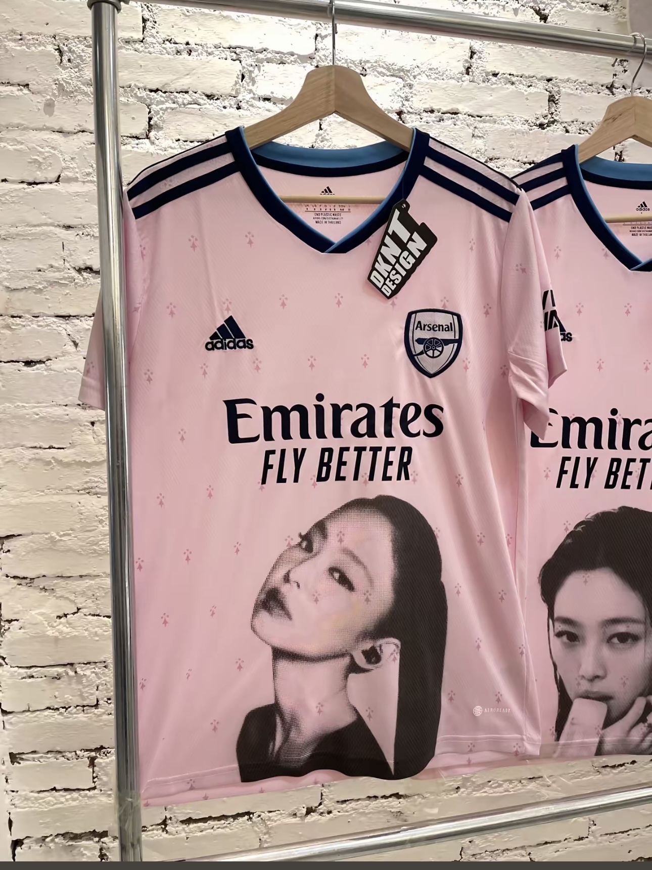 Blackpink-Inspired Arsenal Remake Jersey – Pink Training Football
