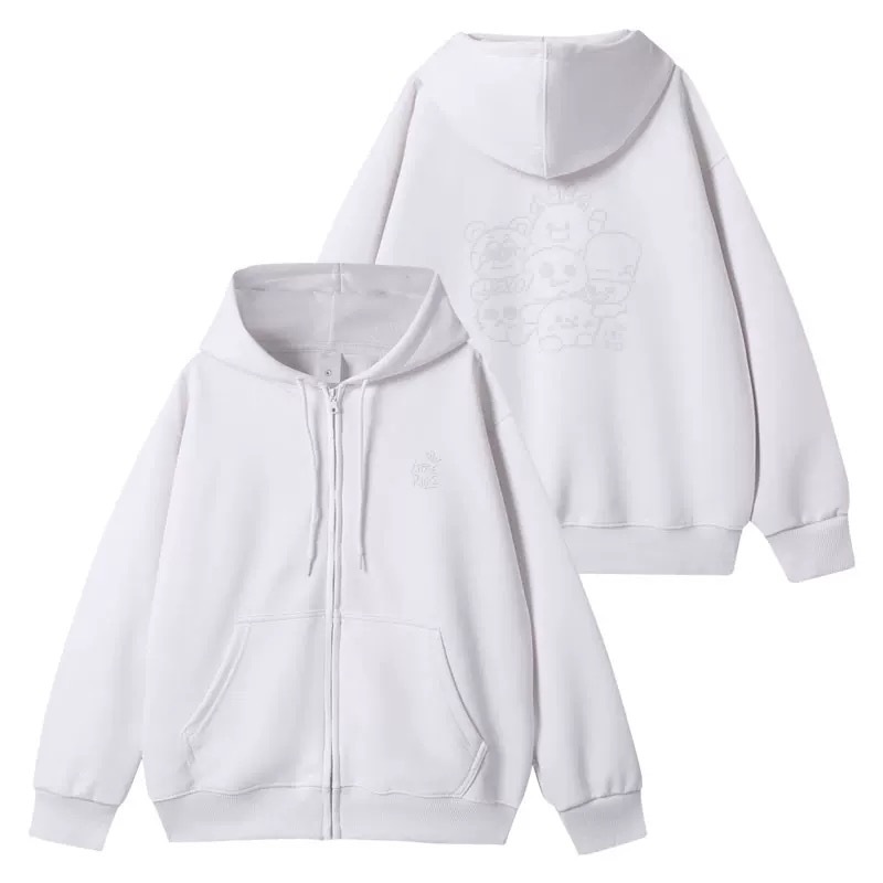 RIIZE Pop-Up Collaboration Inspired Graphic Zip-Up Hoodie