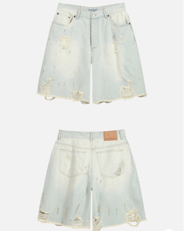 Enhypen NiKI inspired AC Washed Destroyed Distressed Hand-Painted Splatter Loose Fit Denim Jeans pants-NI-KI