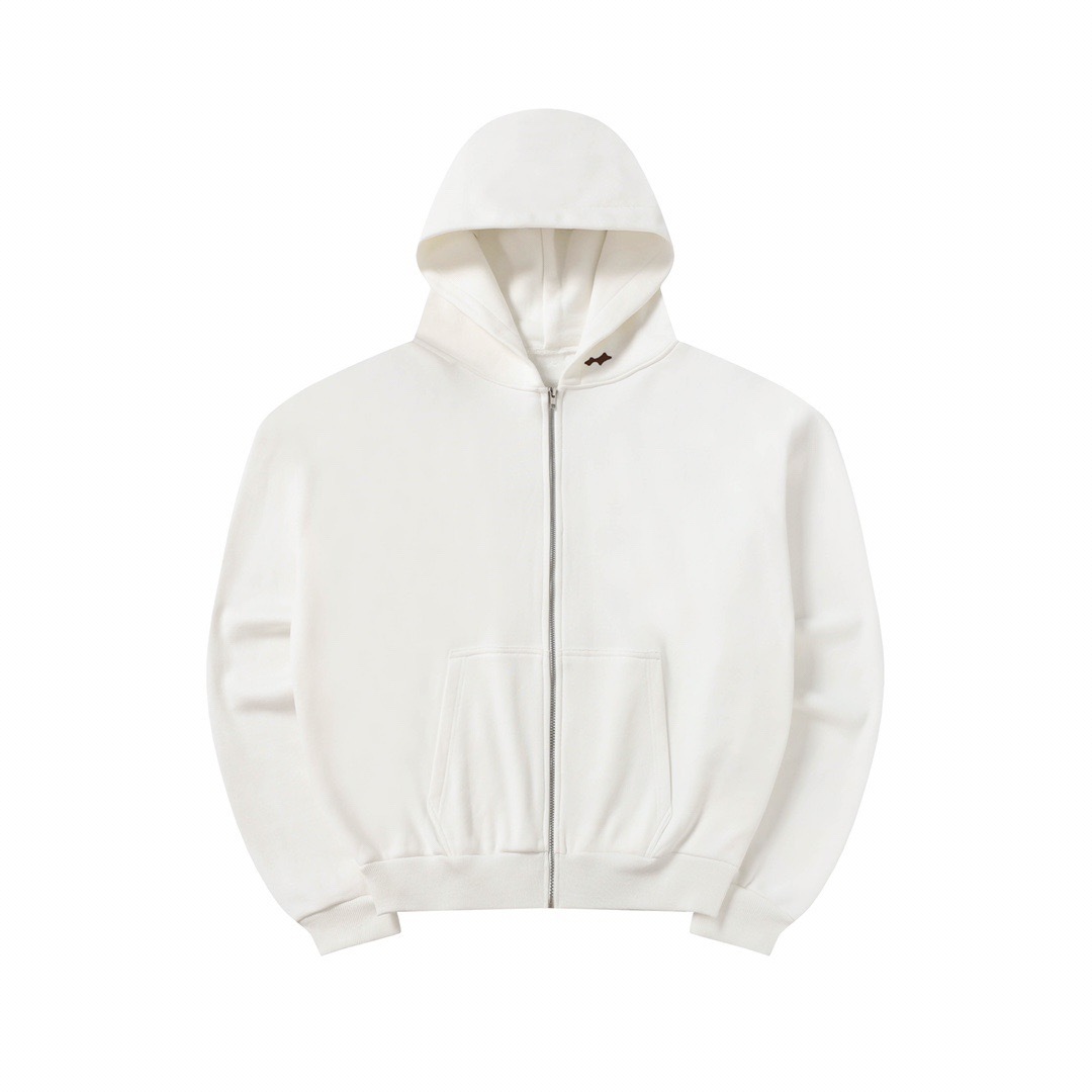 Enhypen NIKI inspired Skylrk Knit Zip Hoodie Natural No Dye Jacket Hoodie-NI-KI