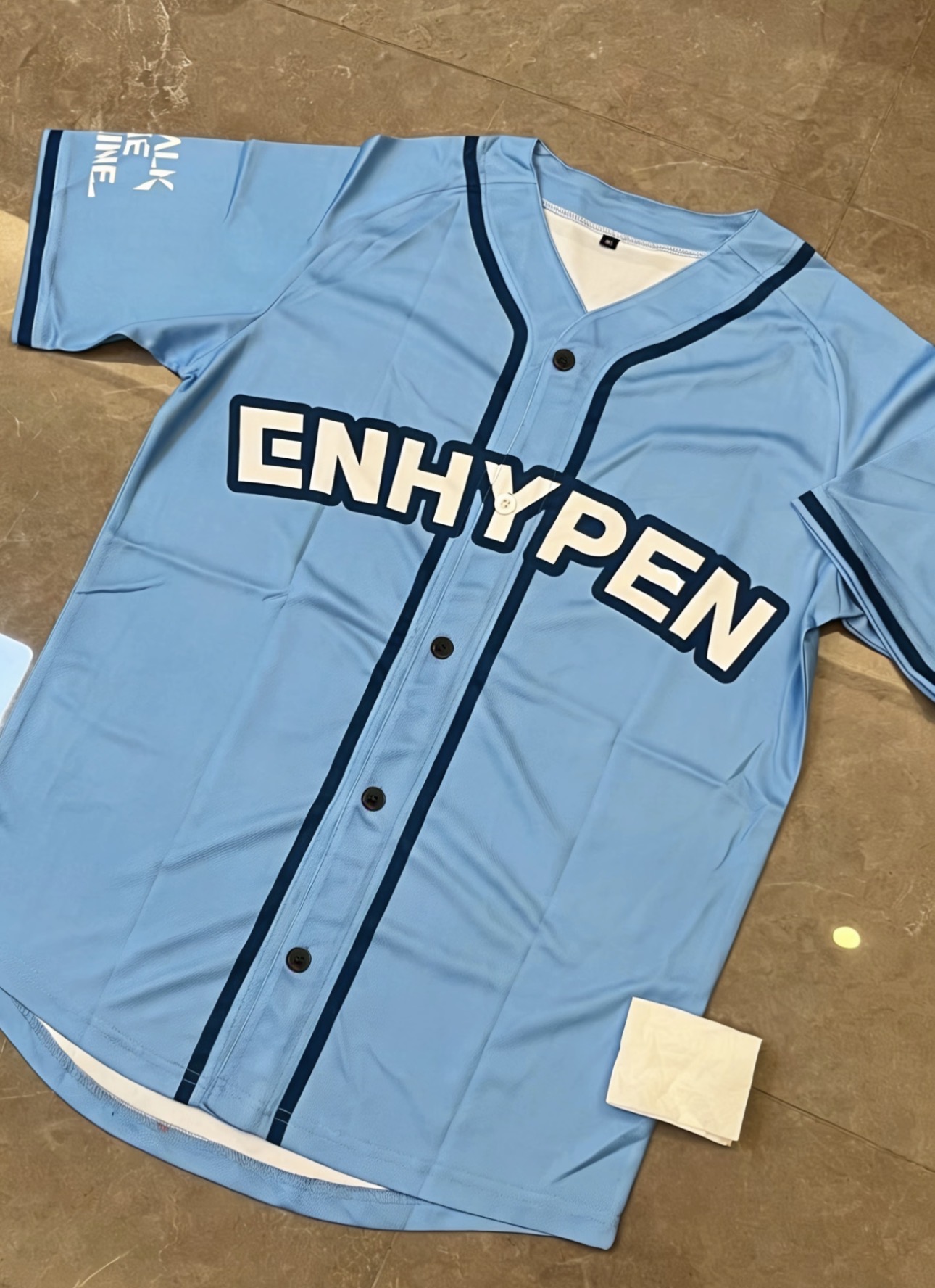 Enhypen inspired member Short Sleeve Baseball Jacket Cardigan jersey