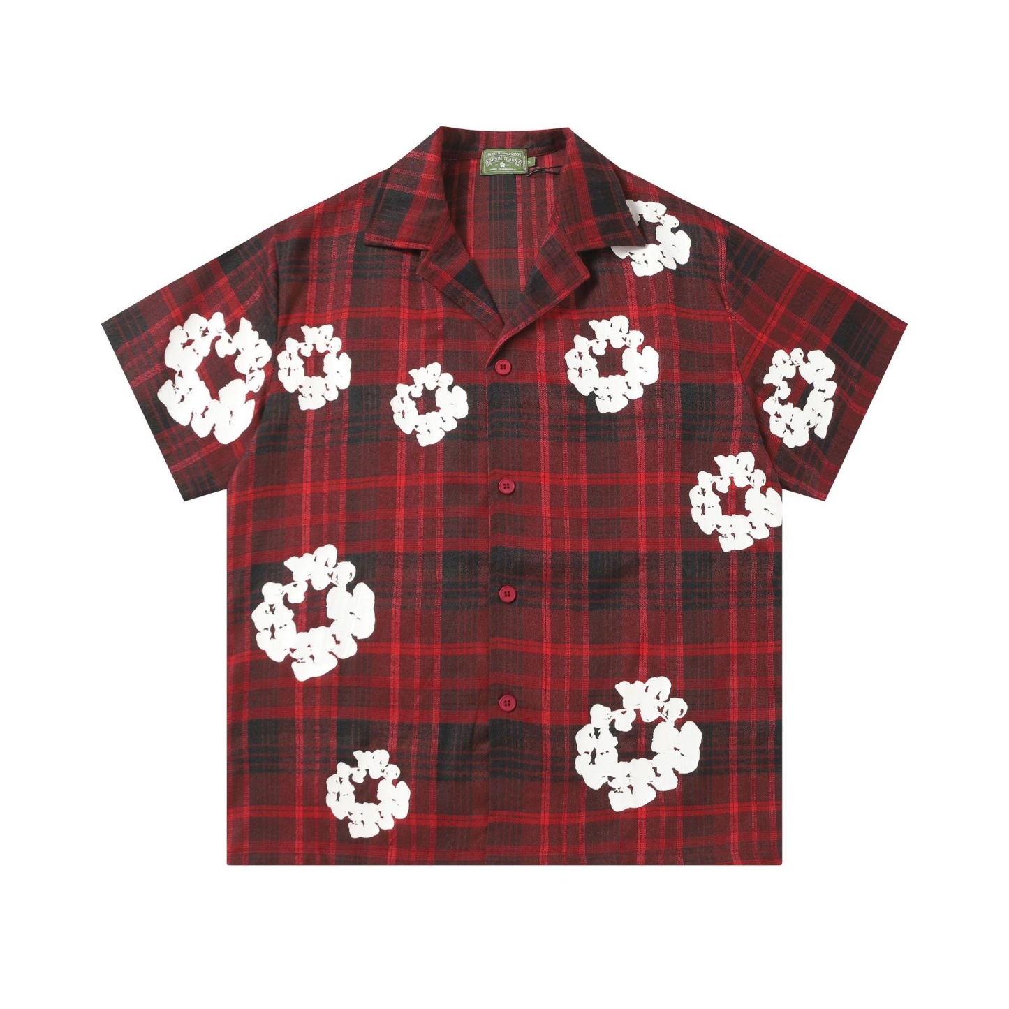 Enhypen NIKI inspired Red Denim Plaid Print Matching set-NI-KI