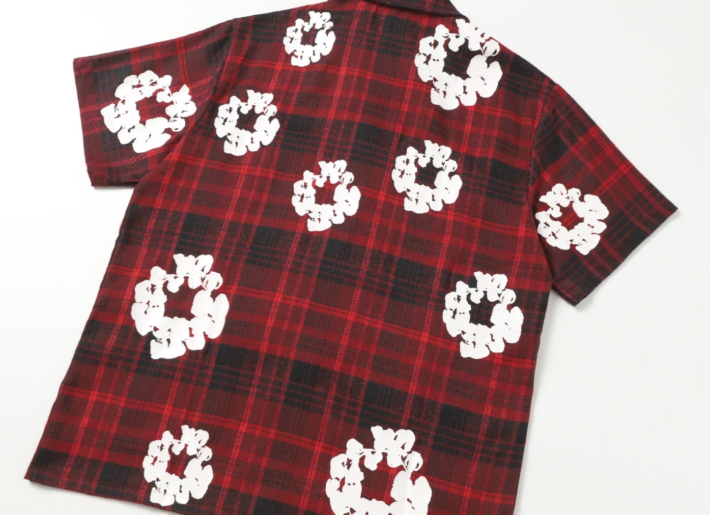 Enhypen NIKI inspired Red Denim Plaid Print Matching set-NI-KI