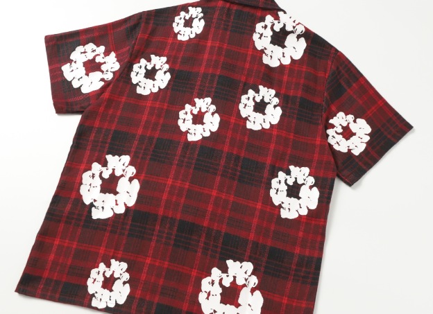 Enhypen NIKI inspired Red Denim Plaid Print Matching set-NI-KI