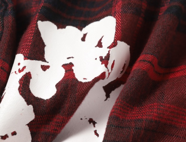 Enhypen NIKI inspired Red Denim Plaid Print Matching set-NI-KI