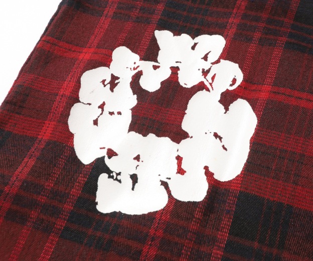 Enhypen NIKI inspired Red Denim Plaid Print Matching set-NI-KI