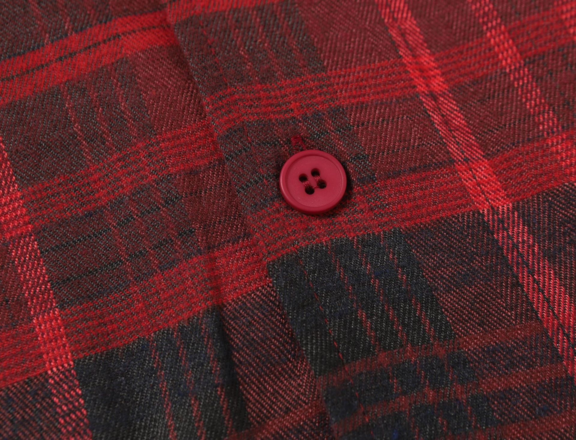 Enhypen NIKI inspired Red Denim Plaid Print Matching set-NI-KI