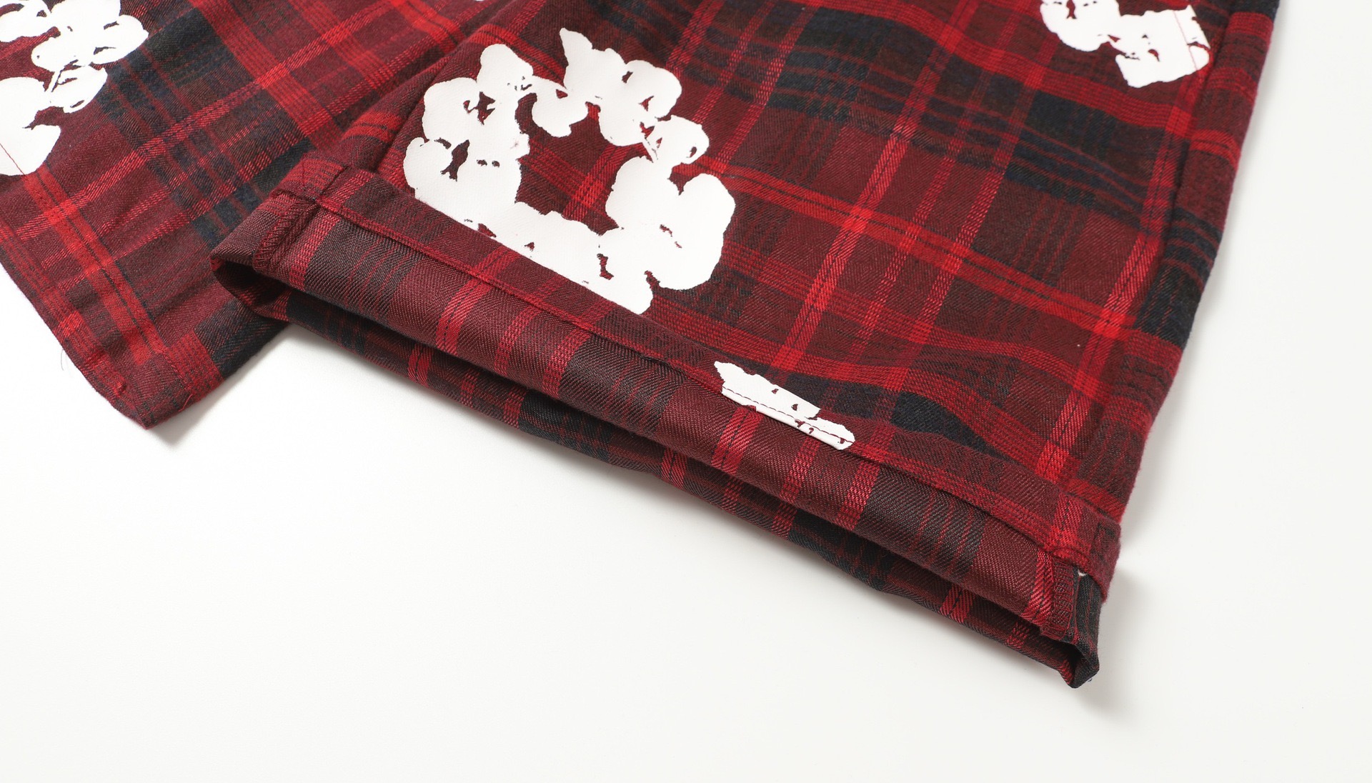 Enhypen NIKI inspired Red Denim Plaid Print Matching set-NI-KI