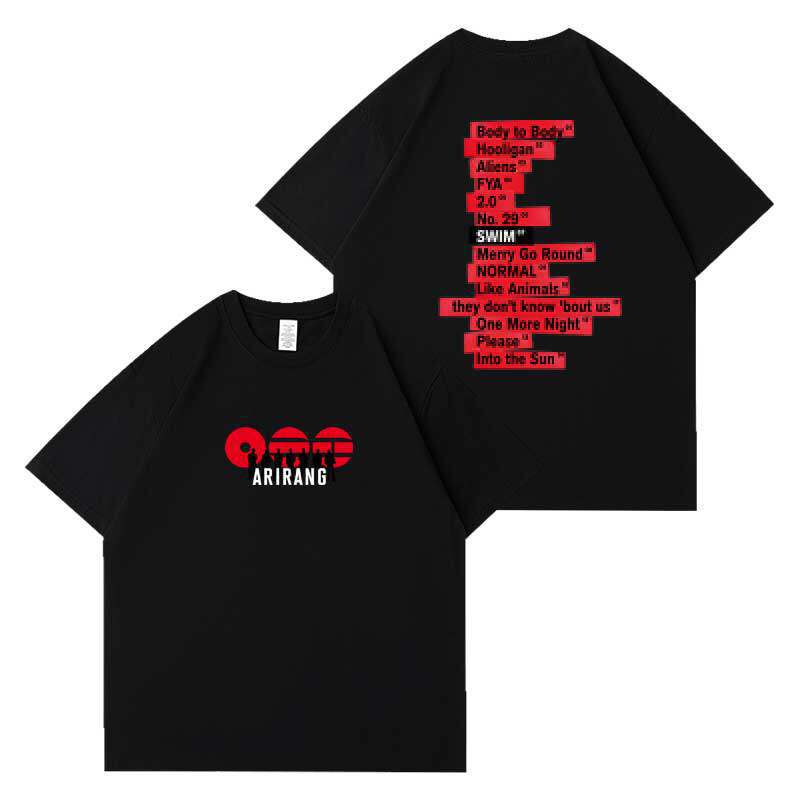 BTS inspired  Album ARIRANG 2026 world Tour Concert T-Shirt 