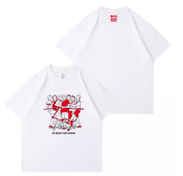 BTS inspired  Album ARIRANG world Tour Concert T-Shirt 
