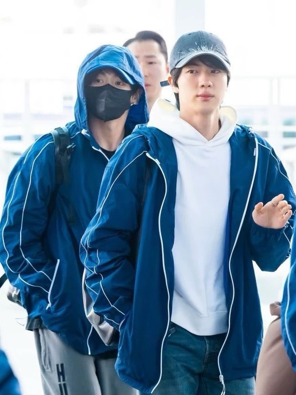 BTS inspired Album ARIRANG Members Keep Swimming Quote Print Trench Coat Jacket  Outerwear