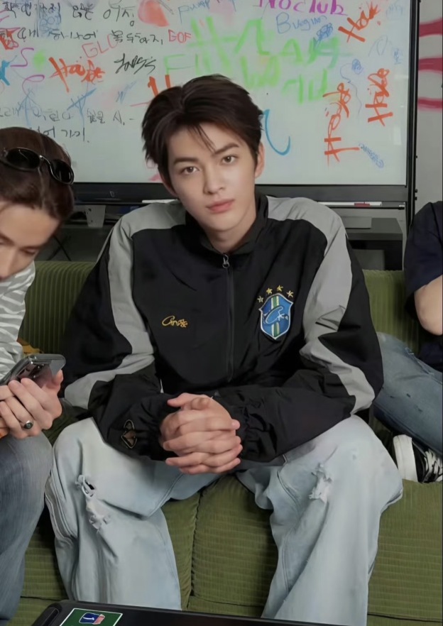 Cortis Keonho inspired Corteiz Embroidered Letter Jacket Coat jogger pants Set 