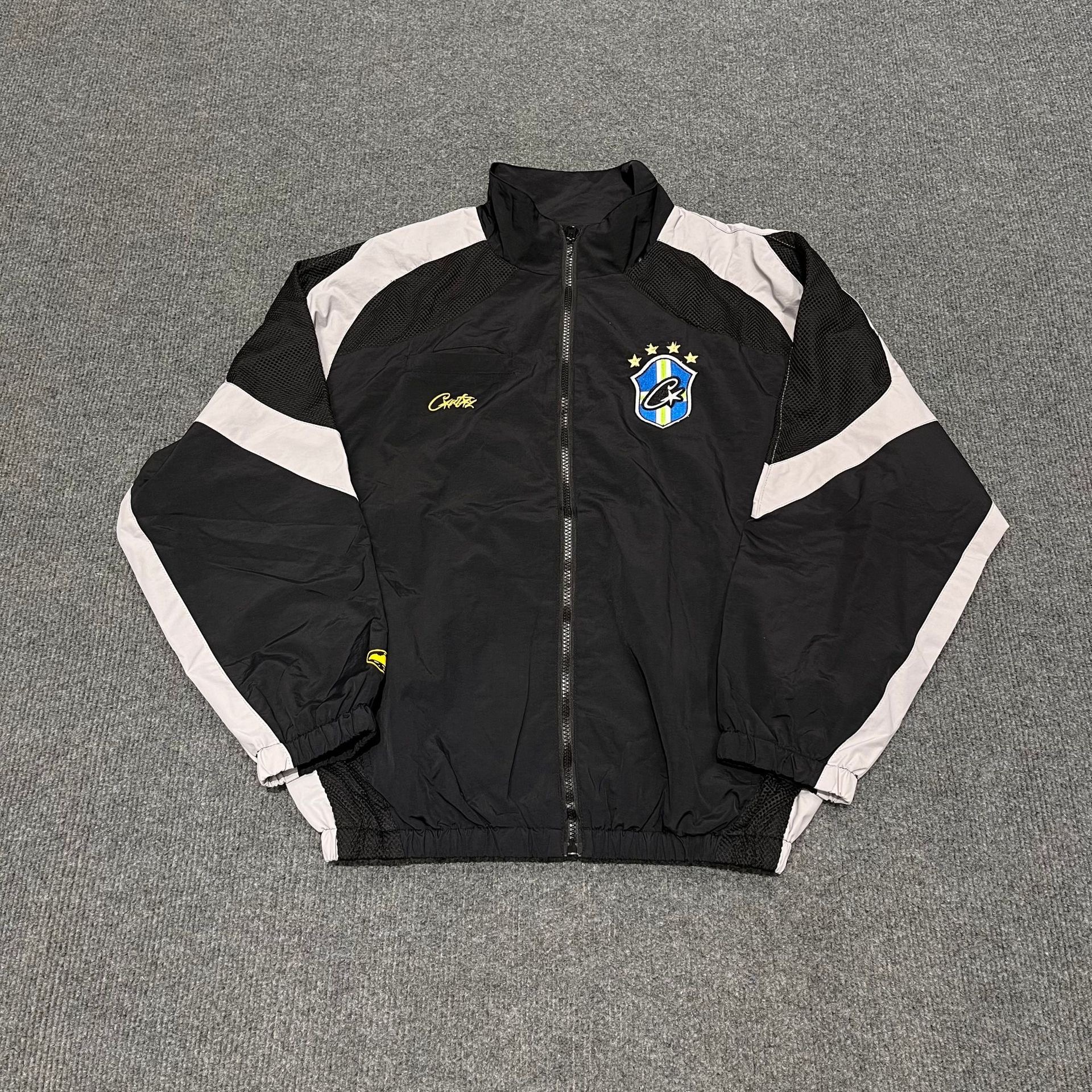 Cortis Keonho inspired Corteiz Embroidered Letter Jacket Coat jogger pants Set 