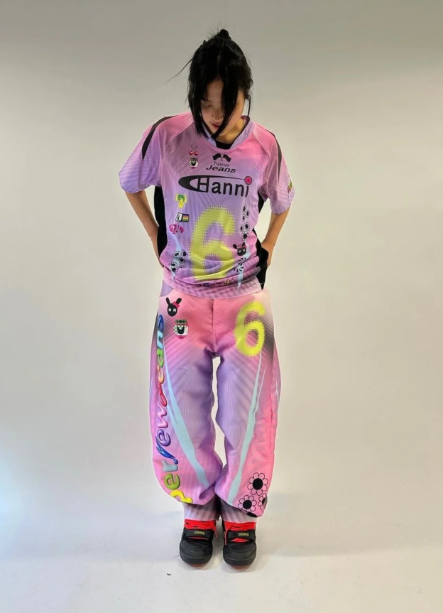 NewJeans Hanni Custom Jersey Tee