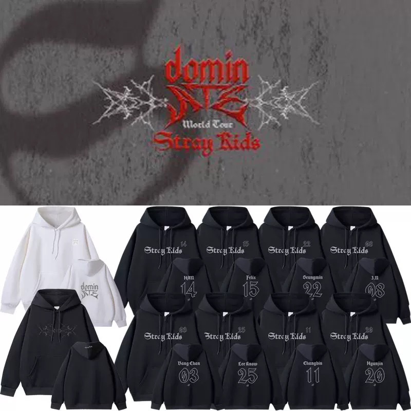Stray Kids 2025 World Tour 'dominATE' Japan Inspired Exclusive Hoodie