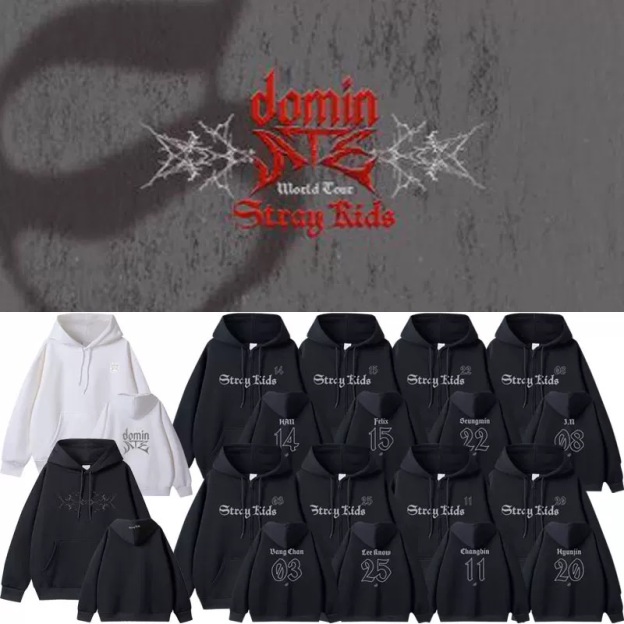 Stray Kids 2025 World Tour 'dominATE' Japan Inspired Exclusive Hoodie