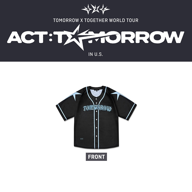 TXT ACT TOMORROW inspired merch custom baseball jersey shirt