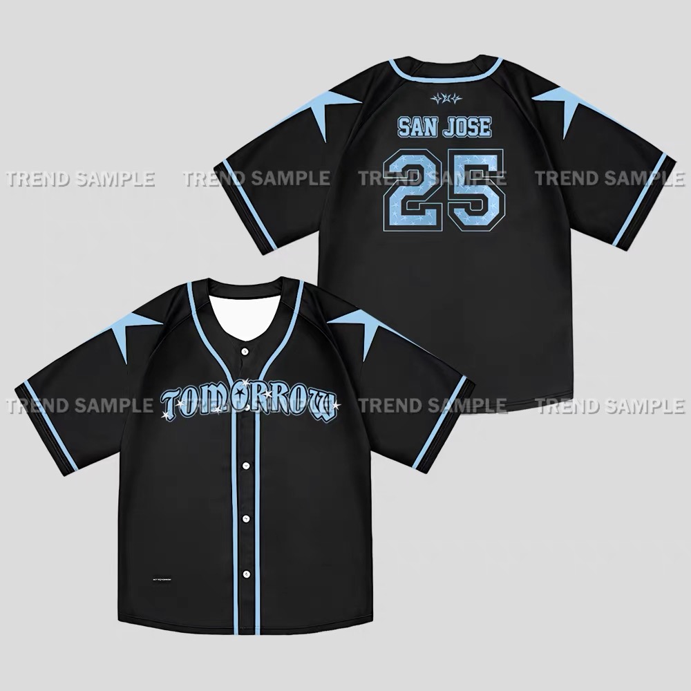 TXT ACT TOMORROW inspired merch custom baseball jersey shirt