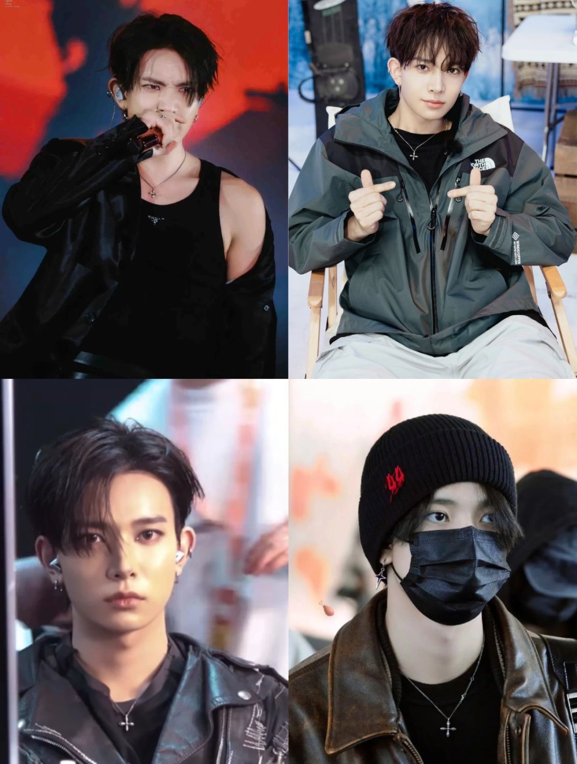 HEESEUNG inspired cross necklace-EVAN