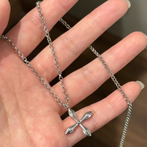 HEESEUNG inspired cross necklace-EVAN