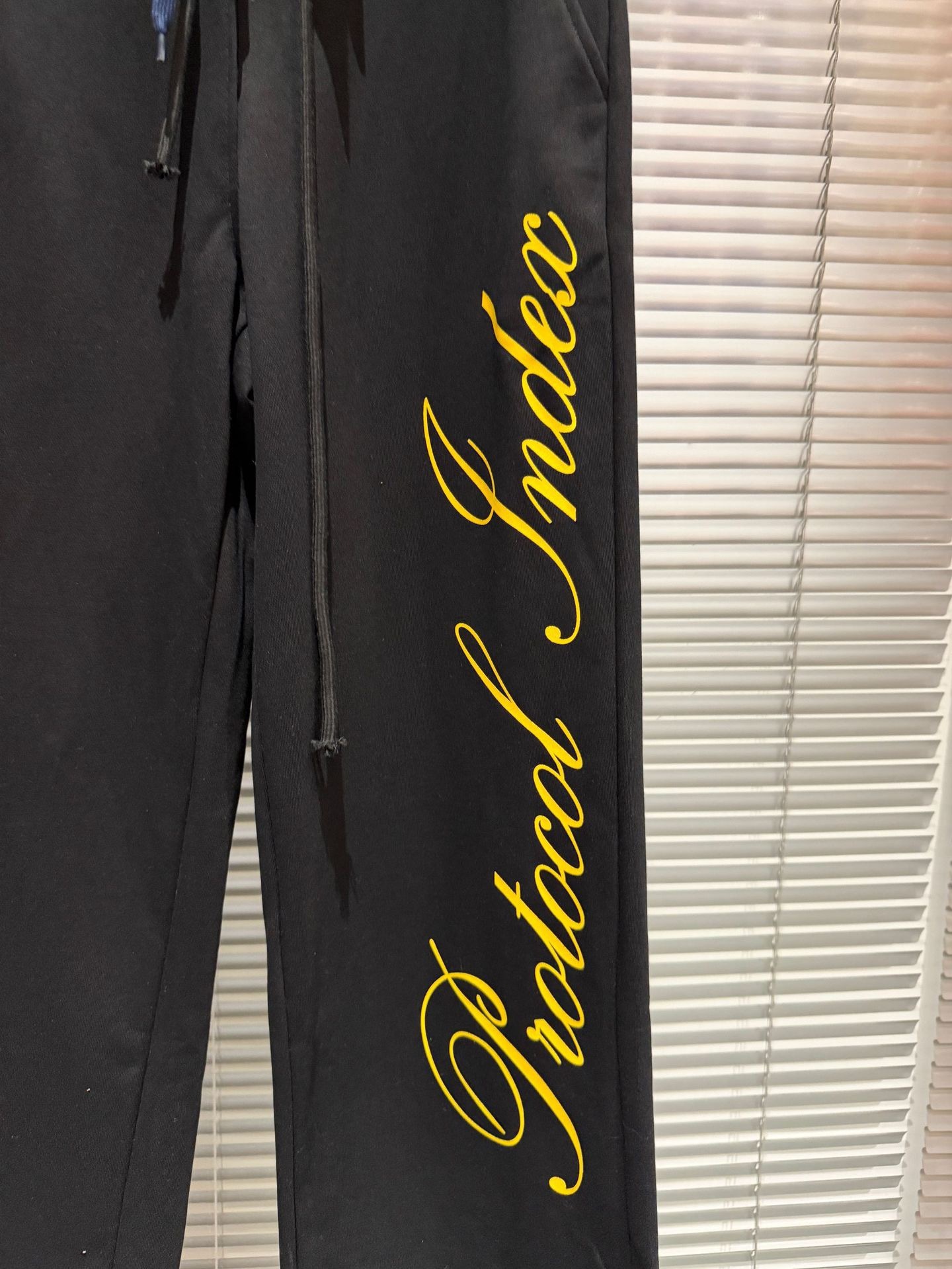 Cortis inspired protocol Fake Three-Waist Loose-Fit Flag Embroidery Pants