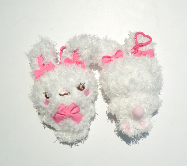 Hearts2Hearts Plush Keychain Cartoon Animal Bag Charm Soft Stuffed Toy