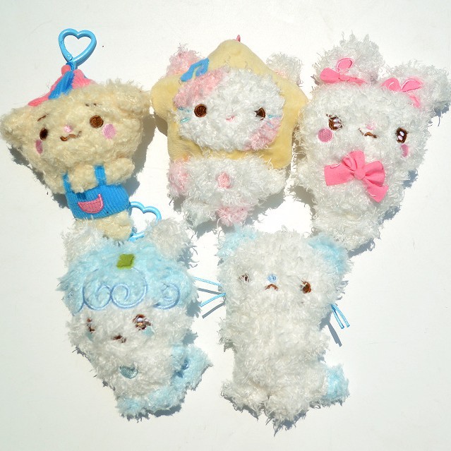 Hearts2Hearts Plush Keychain Cartoon Animal Bag Charm Soft Stuffed Toy